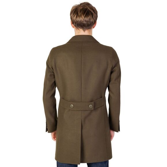 Mulish Olive Green Overcoat Classic Model Men Green Coats - Picture 2 of 3